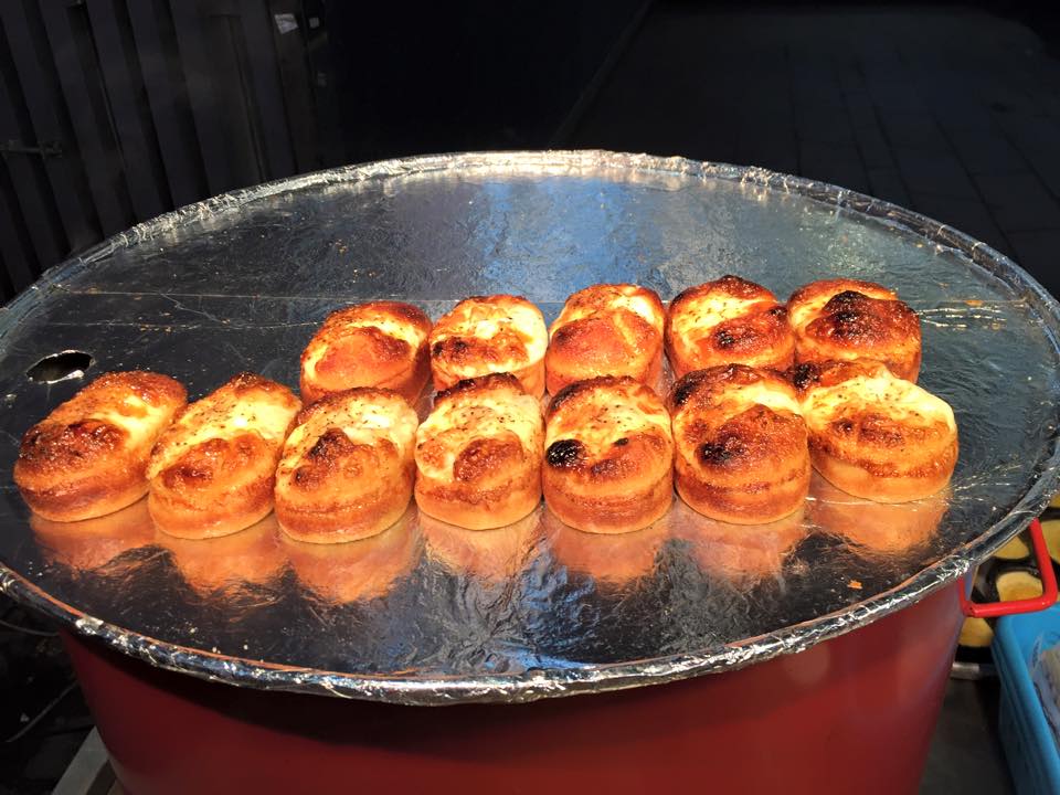 Egg toast at Myeong-dong night markets, Seoul