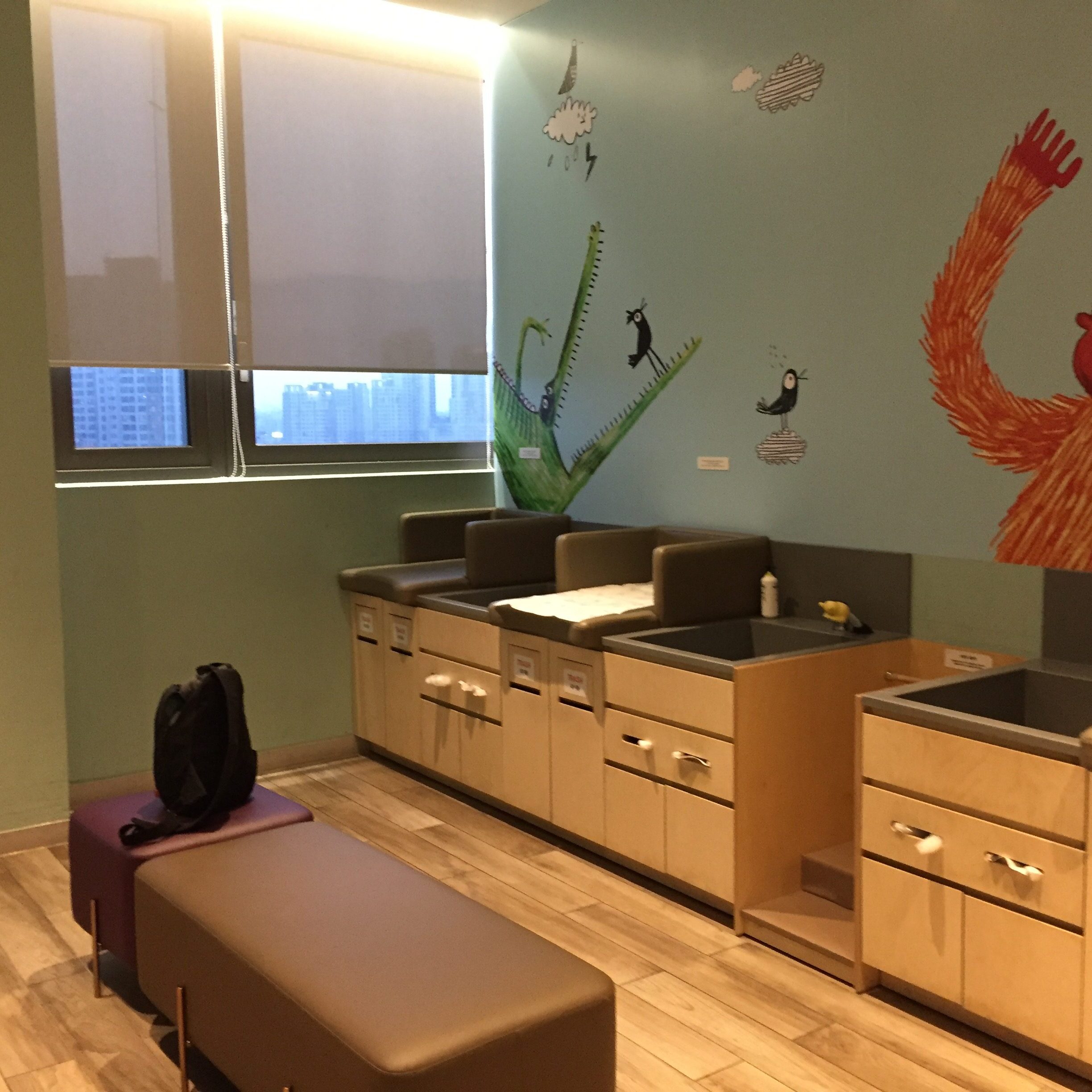 The baby changeroom at Littland, Little Shinsegae
